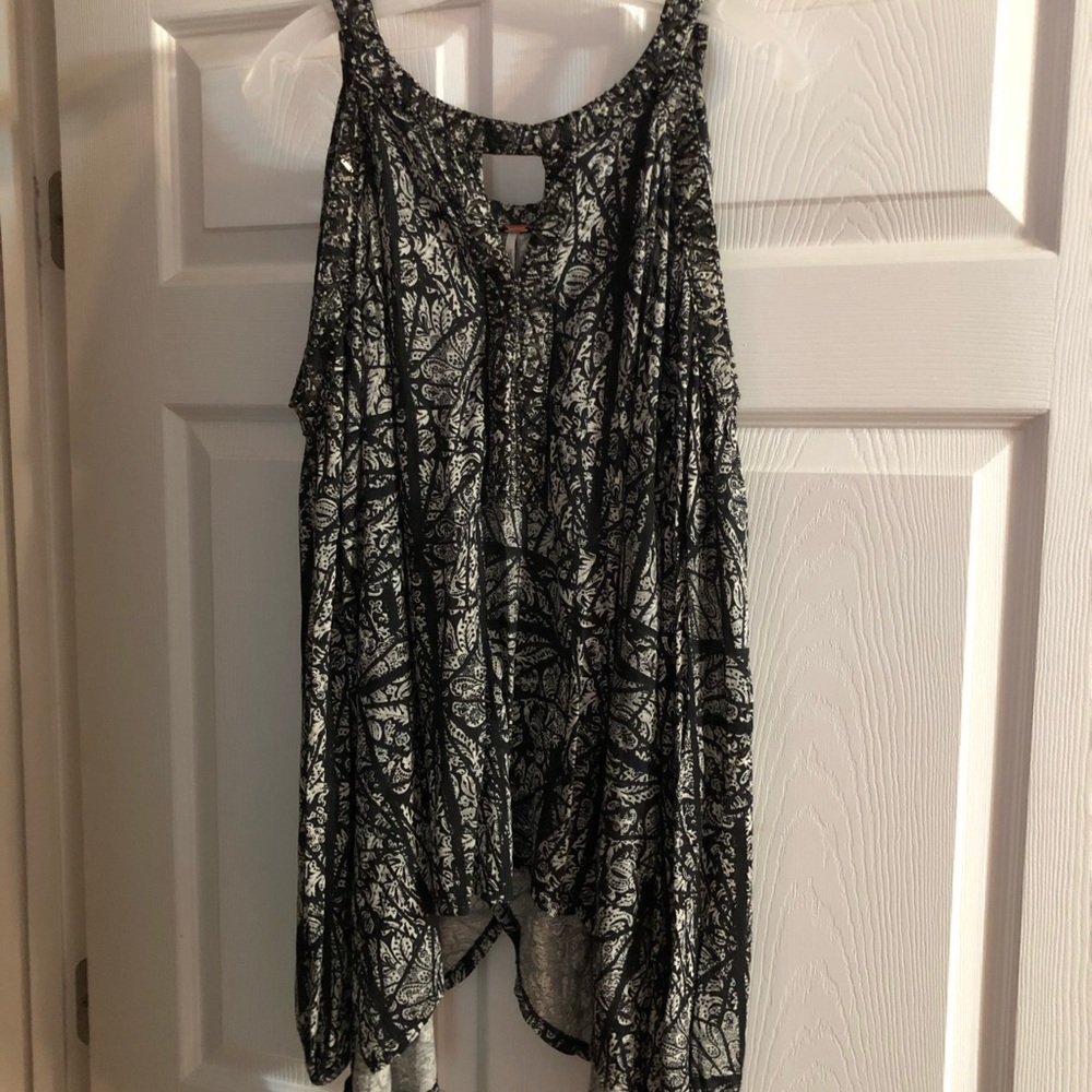 Free People Embellished Blouse